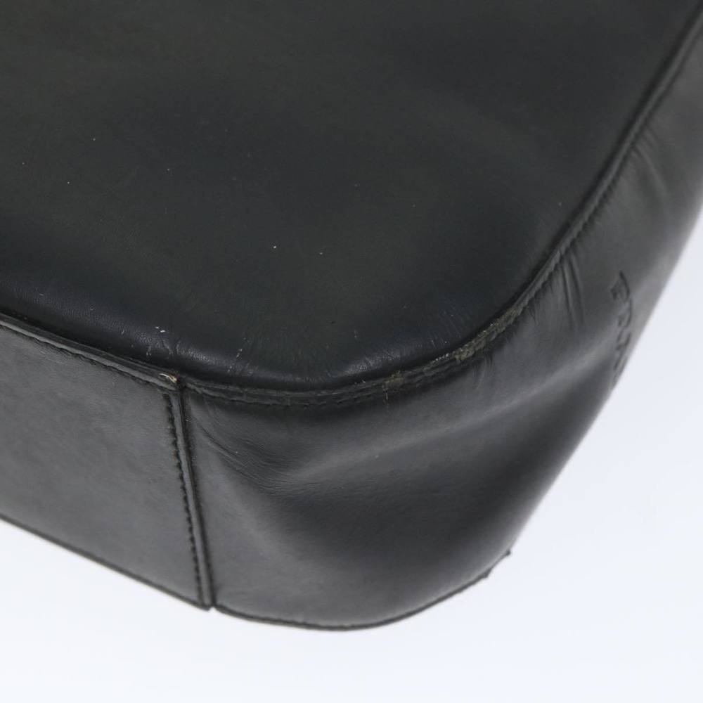 PRADA Shoulder Bag Leather Black Auth 56396 - Picture 15 of 16